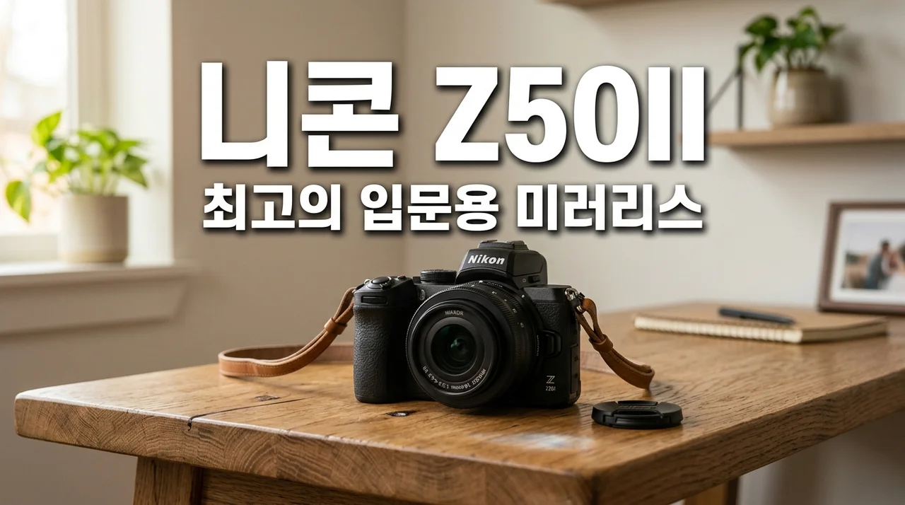 니콘 Z50II 추천 후기: 입문용 미러리스 카메라 끝판왕인 이유 5가지