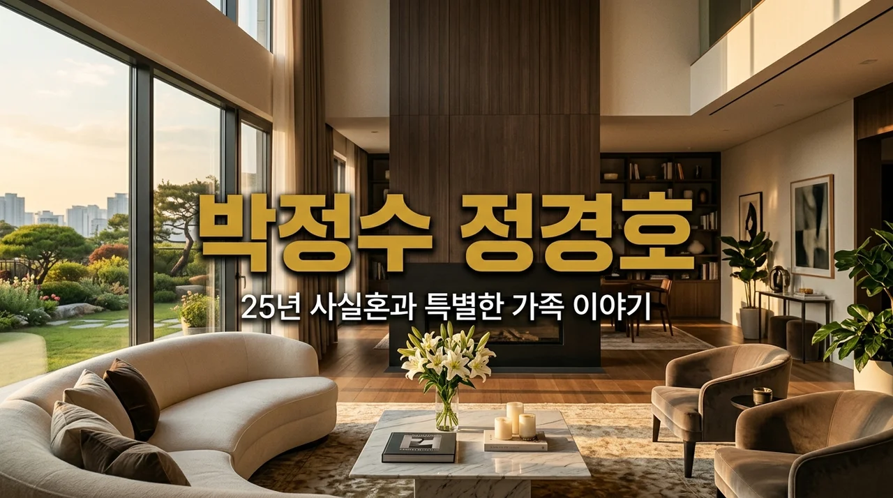 박정수 정경호 관계, 25년 사실혼 정을영 PD와 재혼 안 하는 진짜 이유