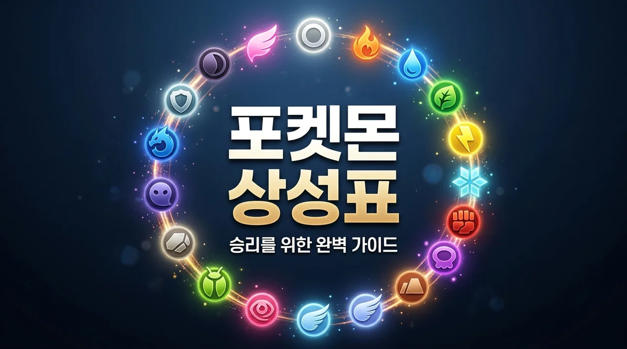 포켓몬 상성표 총정리: 배틀 승률 200% 올리는 타입별 약점 공략법