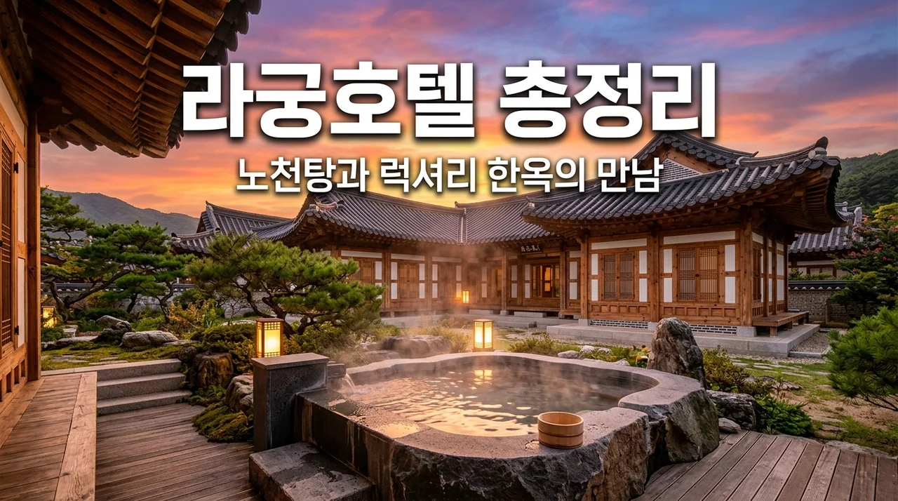 경주 라궁호텔 후기: 노천탕 있는 럭셔리 한옥 숙소 가격과 예약 팁