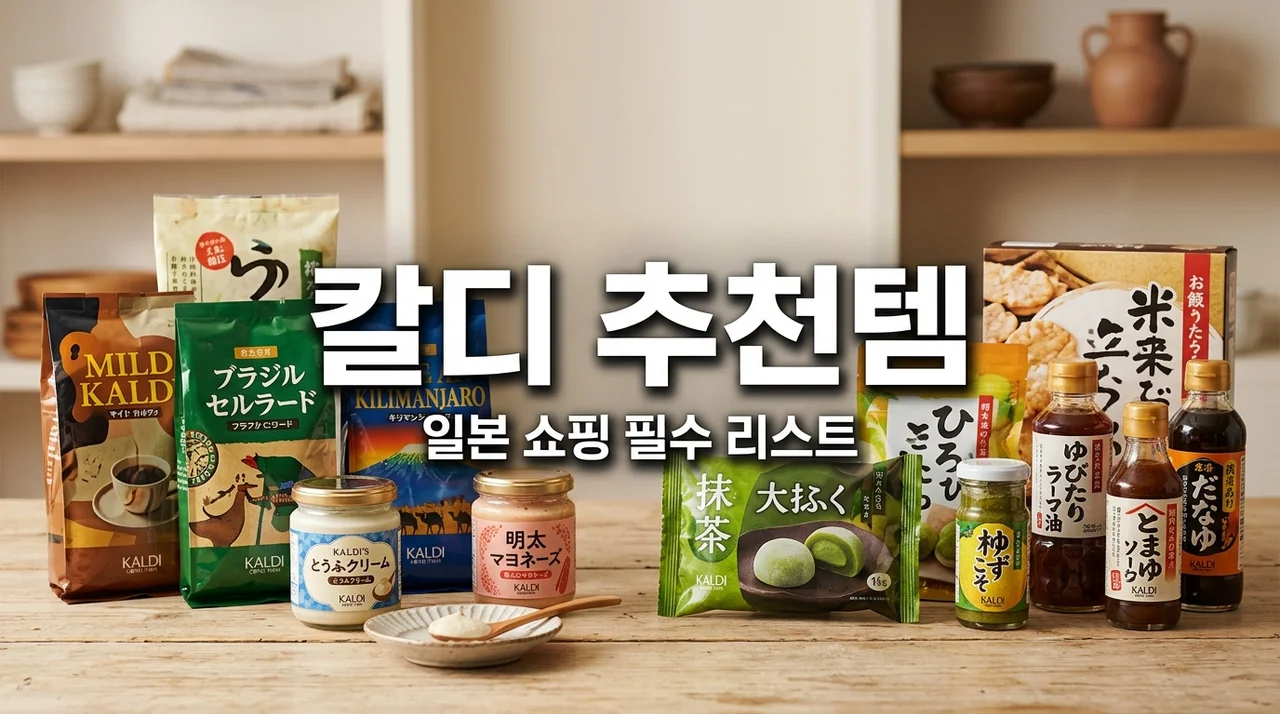 칼디 추천템 쇼핑리스트 2026 베스트 10: 일본 여행 필수 구매 꿀템