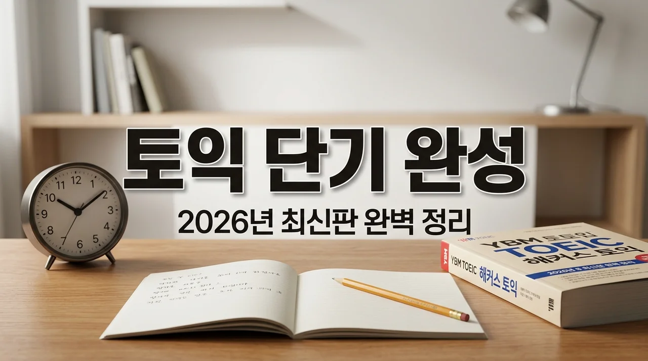 토익 유효기간 5년 연장 및 한 달 만에 800점 넘기는 고득점 공부법