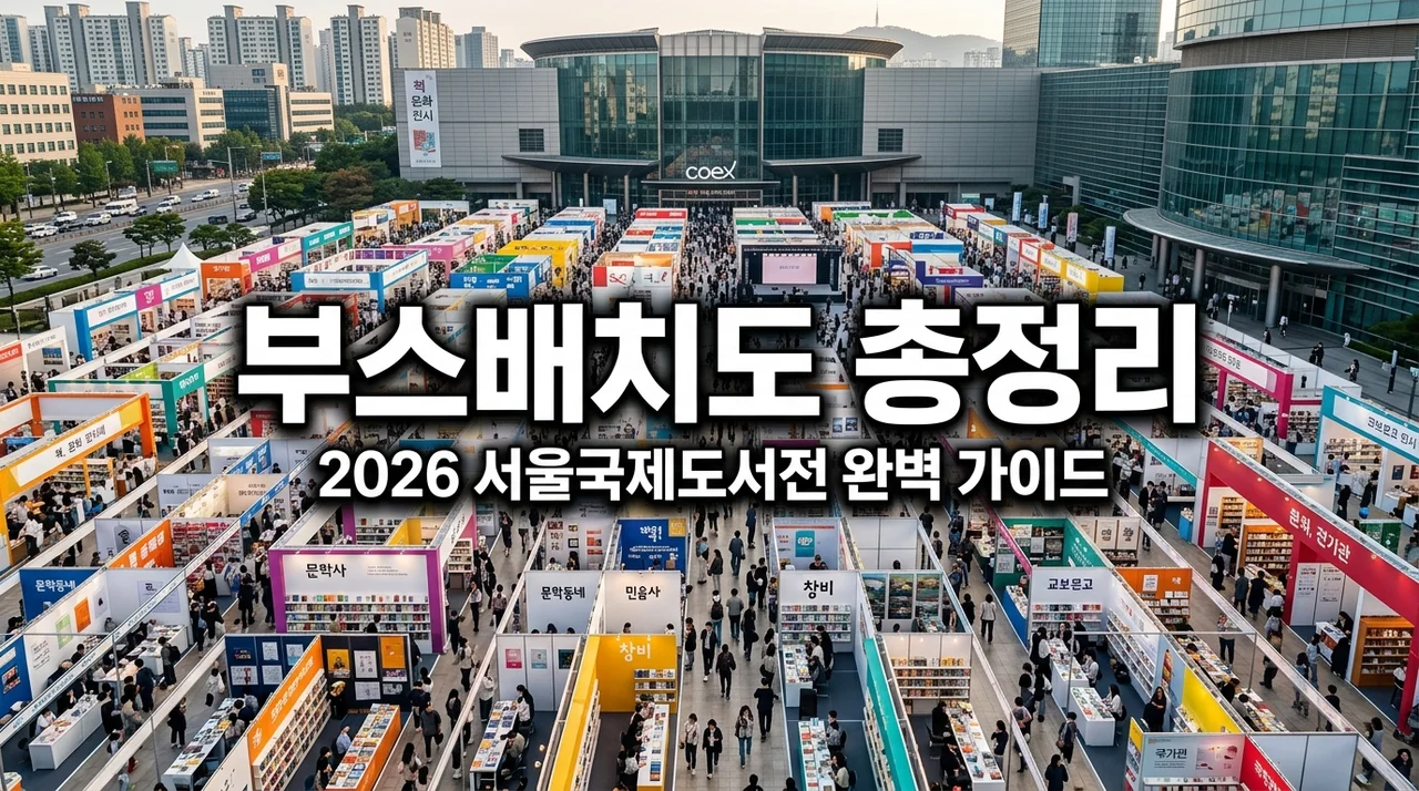 2026 서울국제도서전 부스배치도 총정리! 길 잃지 않는 꿀팁 & 동선 가이드