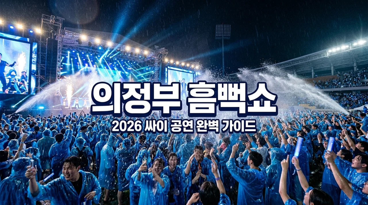 2026 싸이 흠뻑쇼 의정부 총정리! 게스트·준비물·주차 꿀팁 완벽 가이드