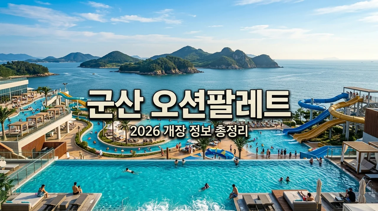 군산 오션팔레트 개장일 입장료 예약 방법 및 주차 꿀팁 완벽 정리
