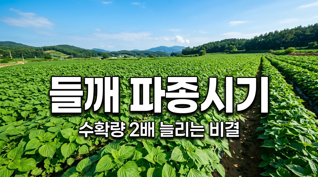 들깨 파종시기 언제일까? 지역별 심는 시기와 수확량 높이는 꿀팁