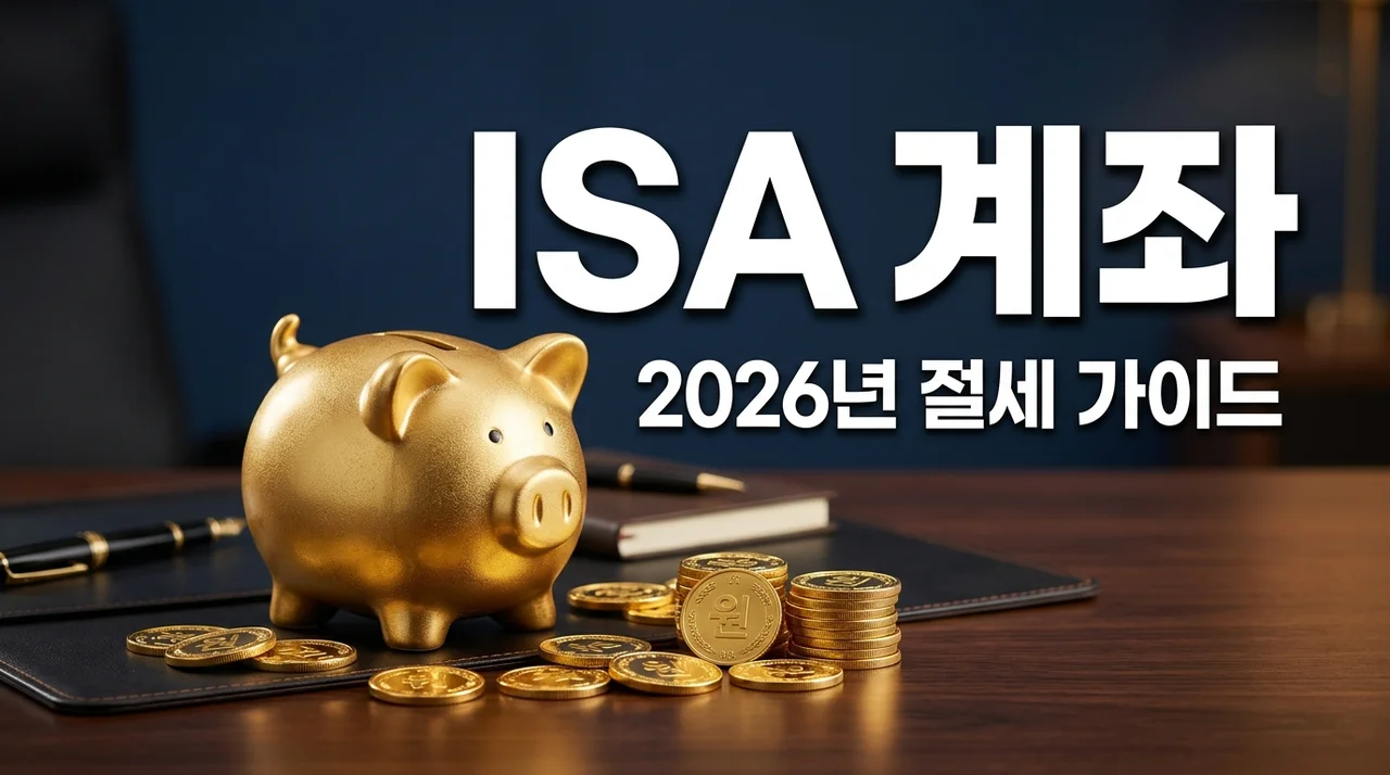 ISA 계좌 개설 전 필독! 2026년형 장점 단점 및 중개형 활용 팁