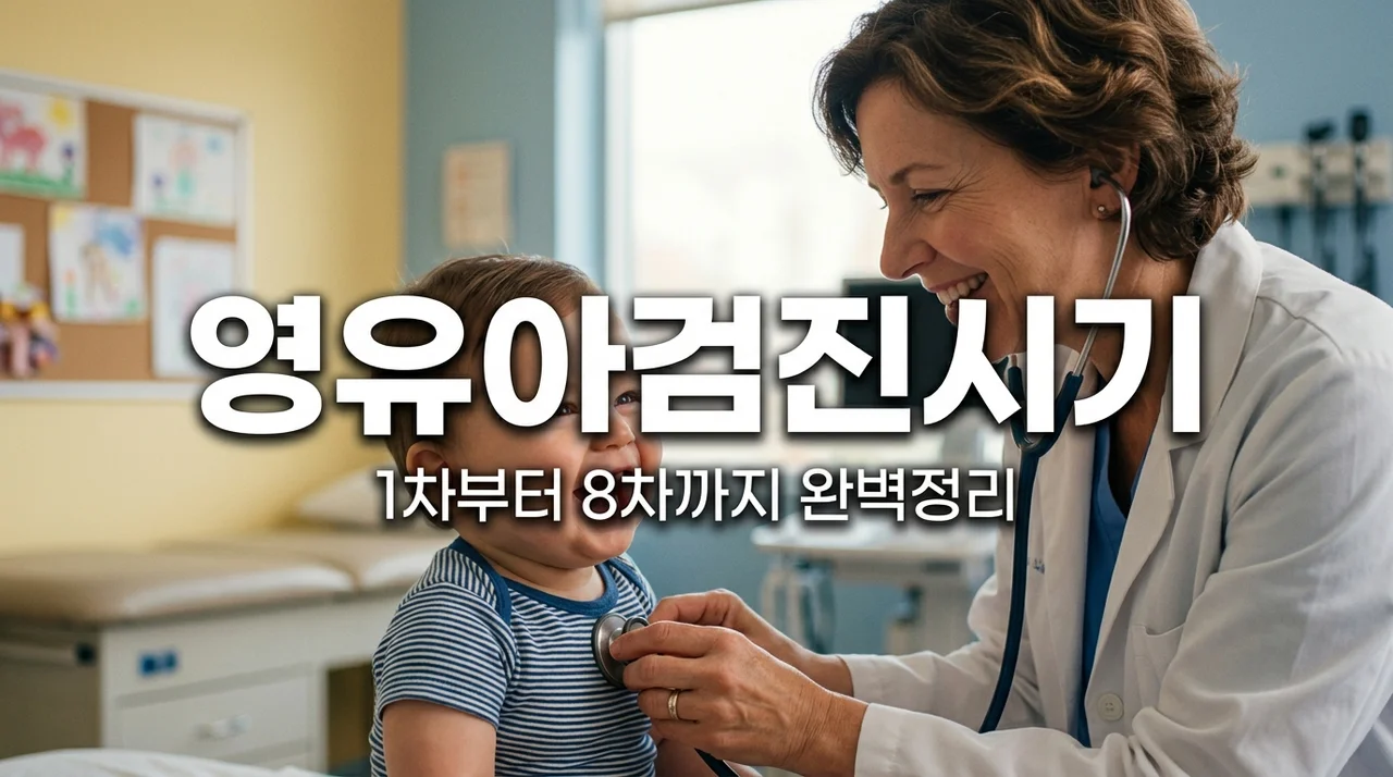 영유아검진시기 1차~8차 총정리: 시기 놓치면 유료? 문진표 작성법까지