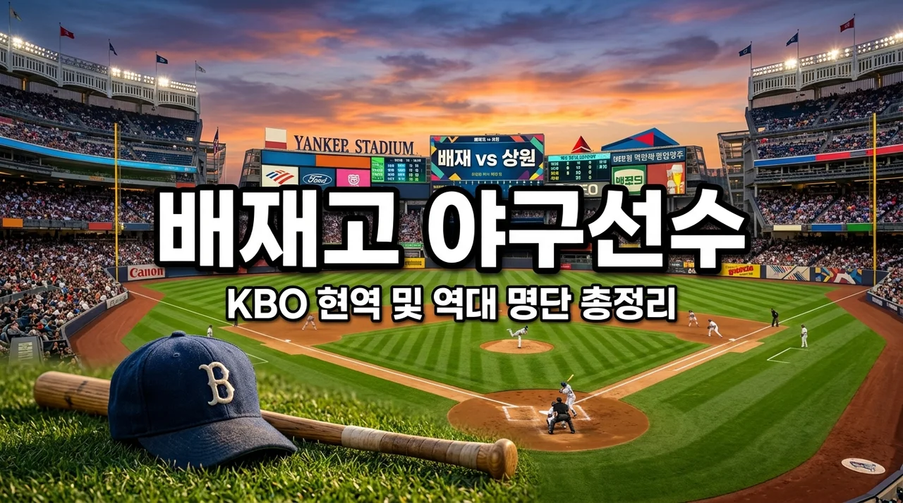 배재고 출신 야구선수 KBO 현역 명단 및 역대 스타 총정리
