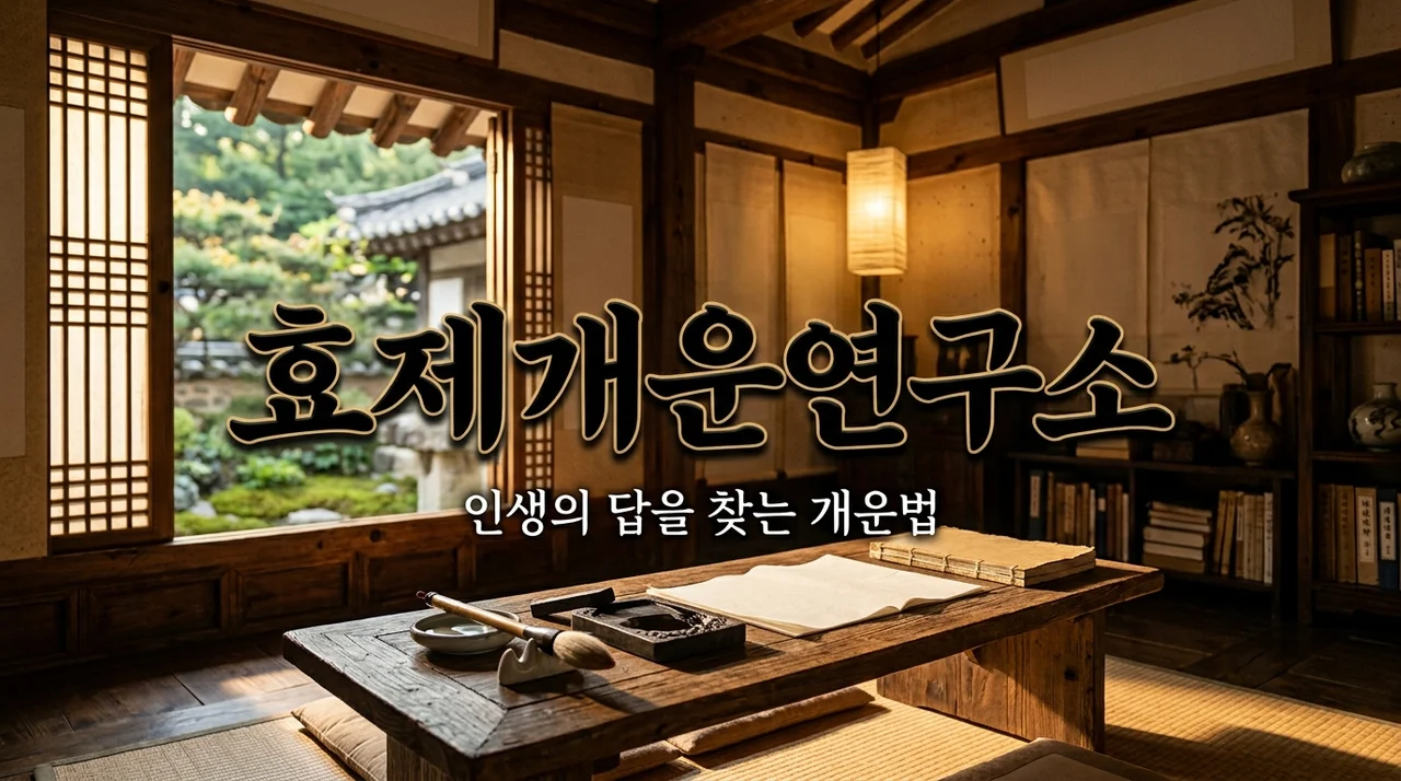 대전 효제개운연구소 사주 관상 후기: 내 운을 바꾸는 개운법의 비밀