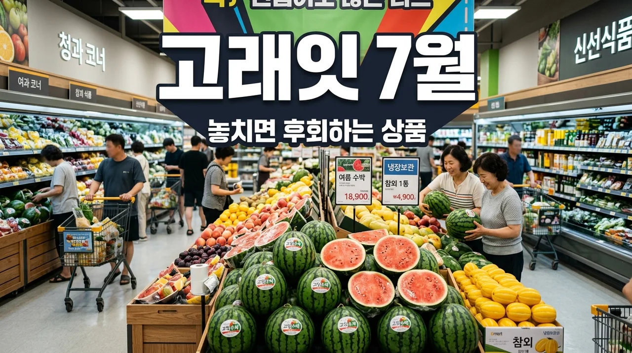 이마트 고래잇 7월 행사 총정리! 꼭 사야 할 상품 TOP5와 결제 팁