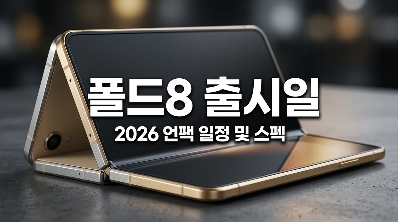갤럭시 폴드8 출시일 가격 스펙 총정리: 2026 언팩 일정은?
