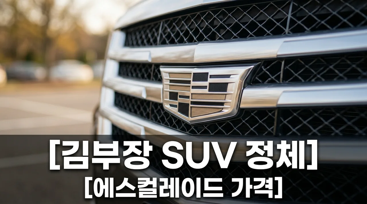 소지섭 김부장 SUV 주상욱 에스컬레이드 2026 최신 가격 제원 총정리