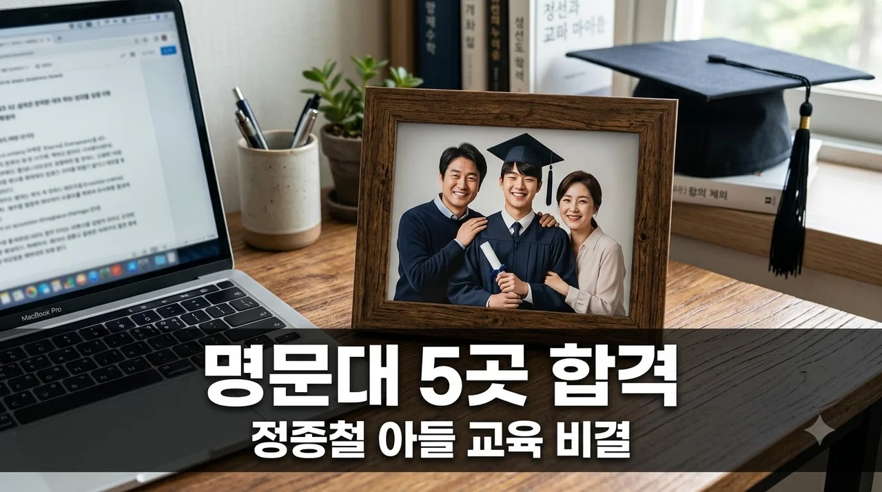 정종철 아들 밴쿠버 명문대 5곳 합격 비결과 옥동자 부부의 특별한 교육법