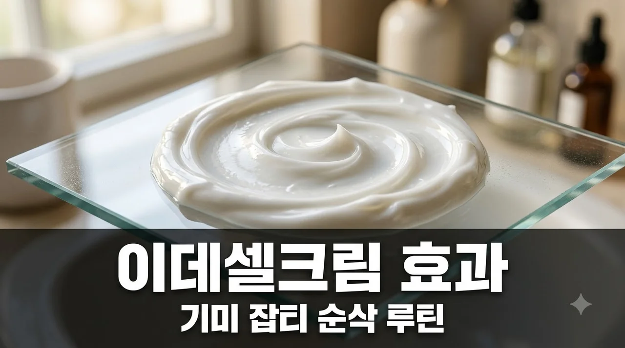 이데셀크림 효과 및 사용법 | 기미 잡티 지우는 4주 집중 관리 루틴