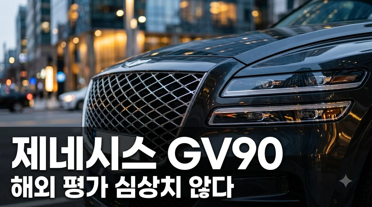 제네시스 GV90 공개, 해외 평가 심상치 않다! 가격 제원 출시일 총정리