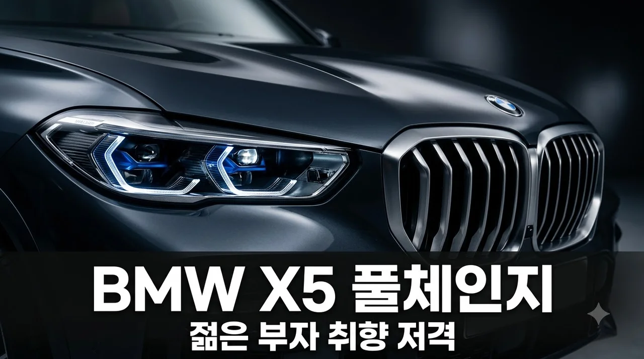 BMW X5 풀체인지 공개, 젊은 부자가 선택한 럭셔리 SUV의 정석