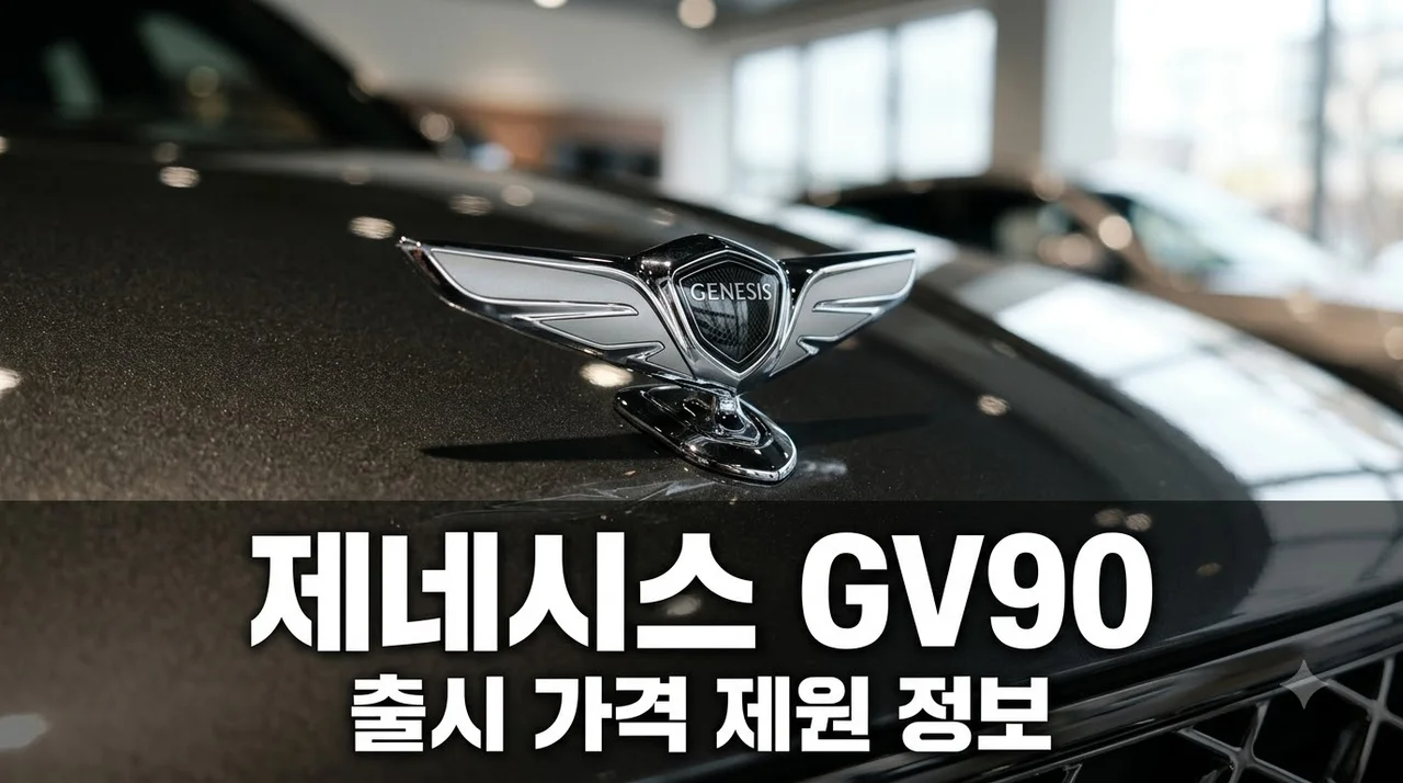 GV90 출시일 가격 제원 완벽 정리! 제네시스 플래그십 전기 SUV의 혁신