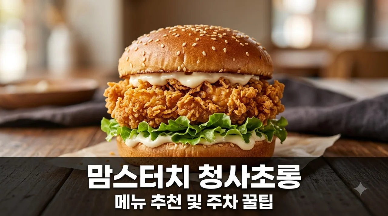 맘스터치 청사초롱 완벽 가이드: 메뉴 추천부터 주차 꿀팁까지