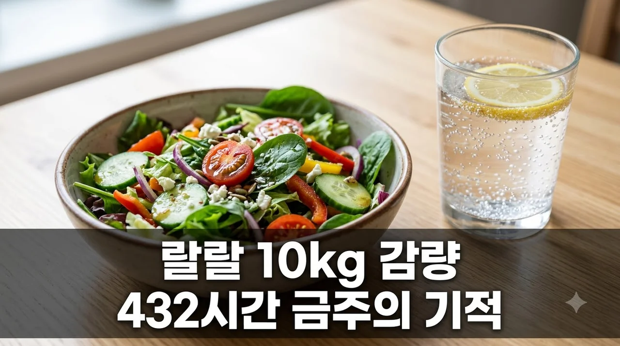 랄랄 10kg 감량 비결! 432시간 금주와 식단 관리의 모든 것