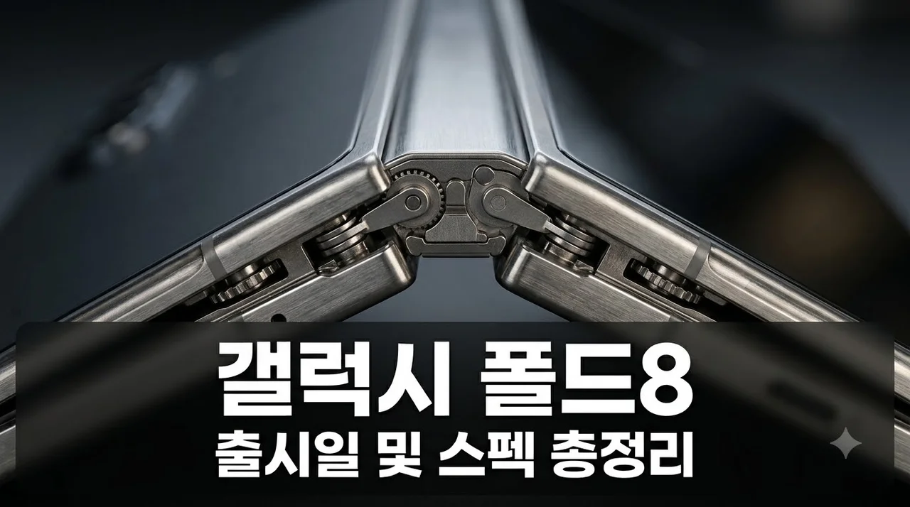갤럭시 폴드8 출시일 가격 디자인 총정리: 역대급 슬림함과 주름 개선