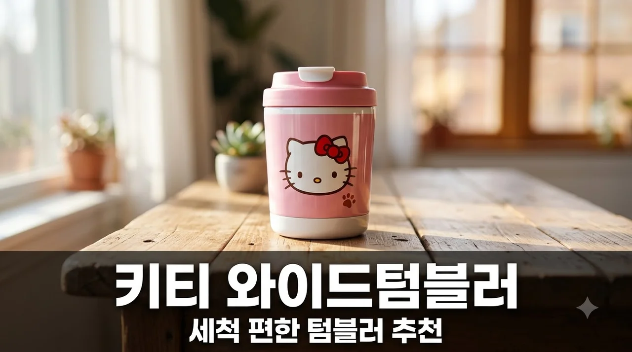 헬로키티 와이드텀블러 추천 | 용량 세척 성능 완벽 비교 가이드