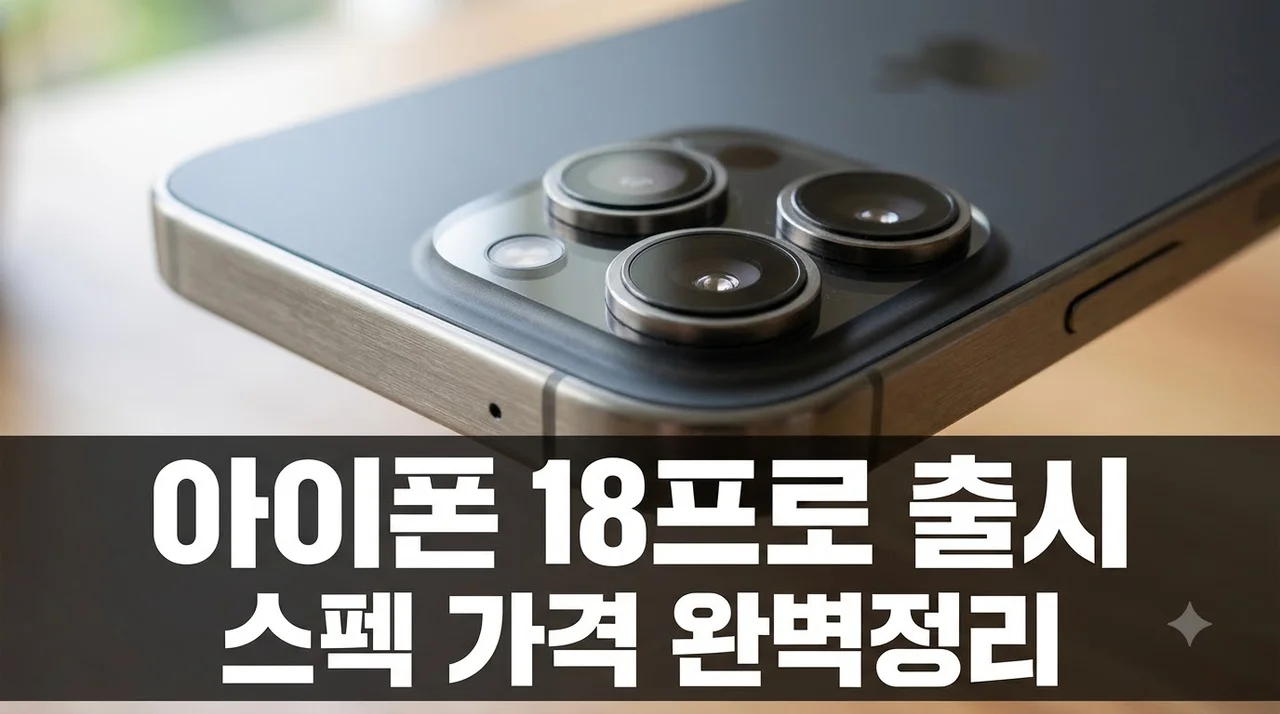 아이폰 18프로 출시일 가격 스펙 총정리! 역대급 변화 7가지