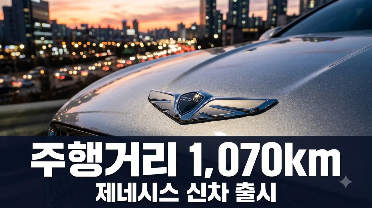 제네시스 전기차 주행거리 1,070km 출시 임박, EREV 기술 총정리