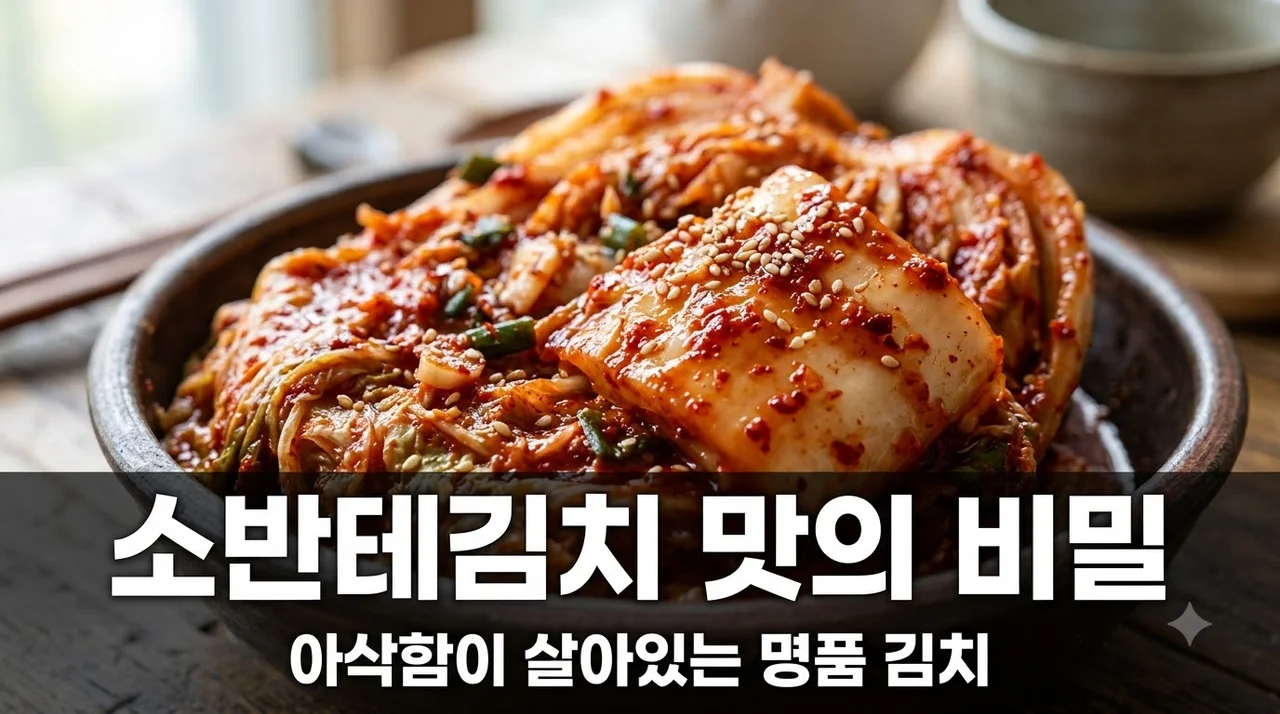 소반테김치 맛있게 먹는 법과 구매 팁! 아삭한 식감의 비밀 공개