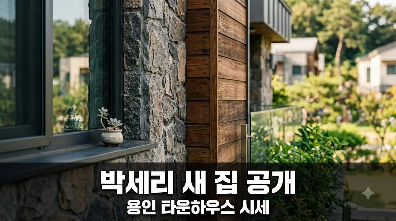 박세리 새 타운하우스 용인 수지구 규모·시세·입지 비교 분석