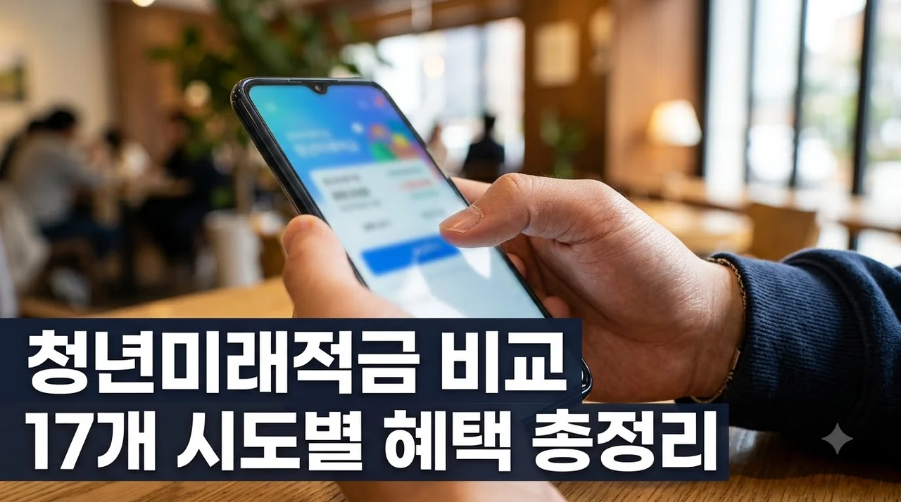청년미래적금 17개 시도별 혜택 비교 — 자격·금리·만기 금액 계산