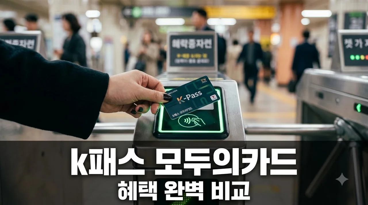 k패스 모두의카드 혜택 비교 - 전월 실적별 환급액 및 연회비 정리