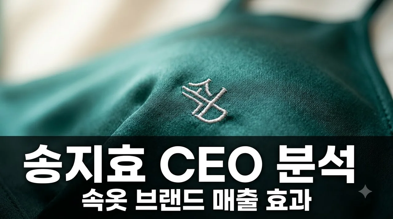 송지효 속옷모델 브랜드 3곳 비교 — 계약 조건·모델료·매출 효과 정리