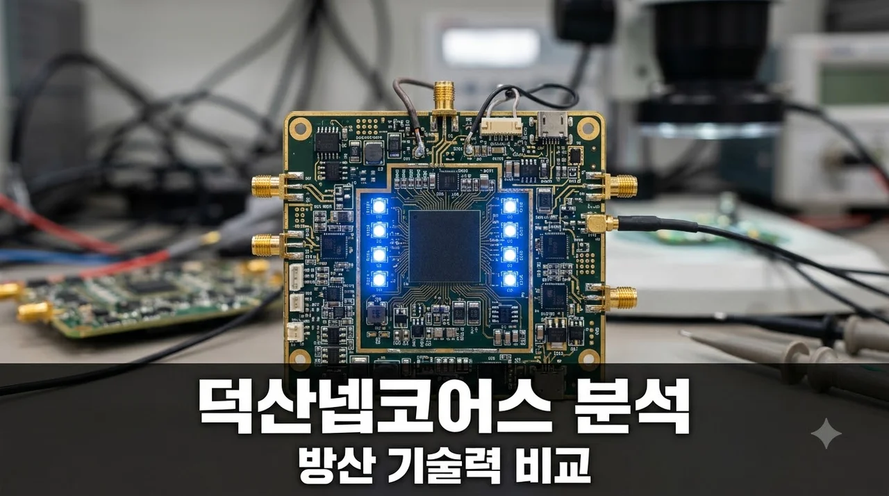 덕산넵코어스 방산 수주 3대 분야 비교 - 위성항법·정밀유도 실적 요약