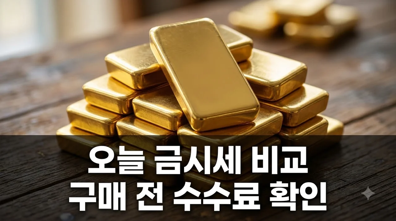 금시세 2026년 10월 1일 기준 — KRX·골드뱅킹·금거래소 3곳 가격 비교