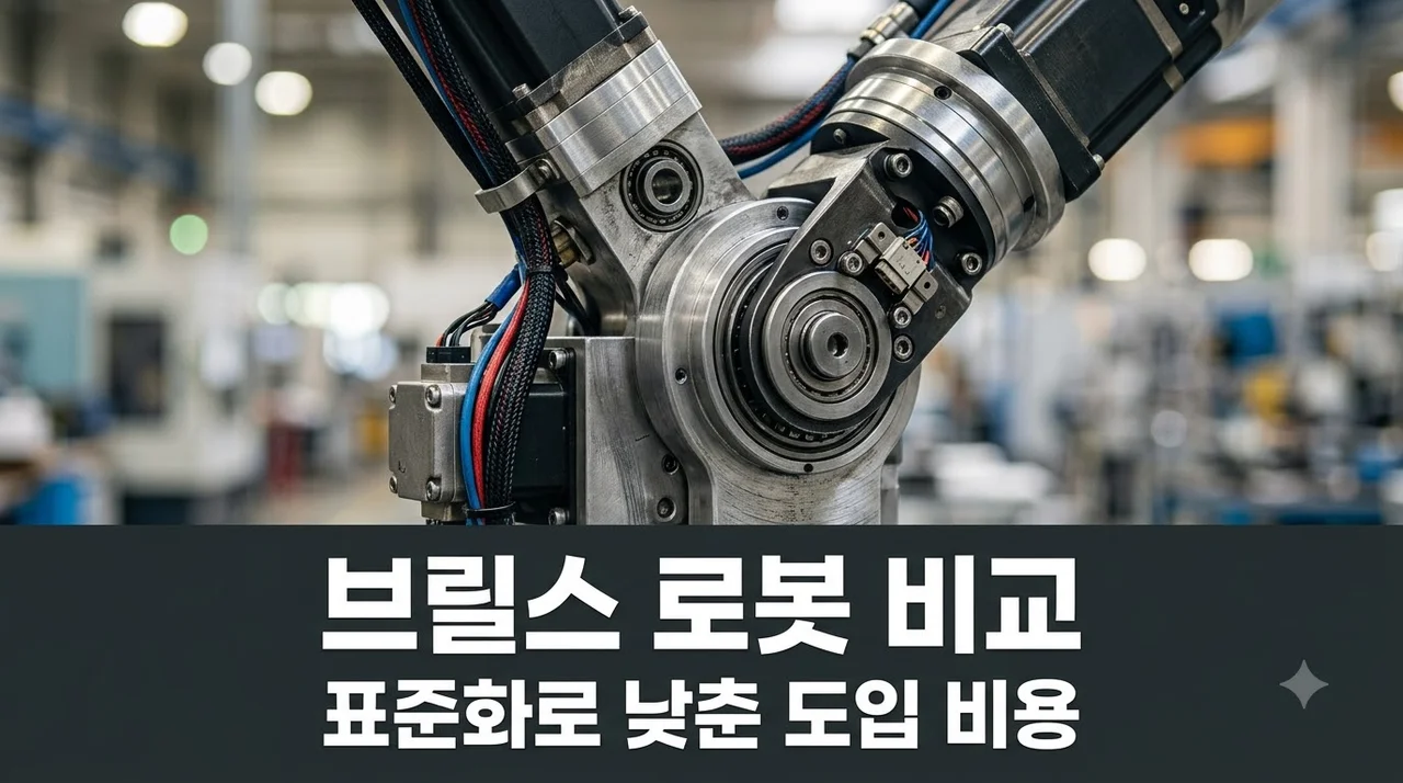 브릴스 표준 로봇 3종 비교 — 도입 비용·기간·정부지원금 정리