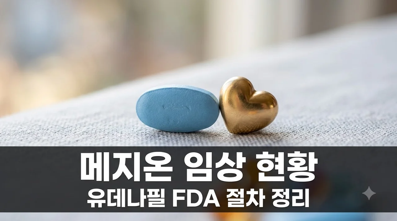 메지온 유데나필 임상 결과 및 FDA NDA 허가 절차 현황 정리