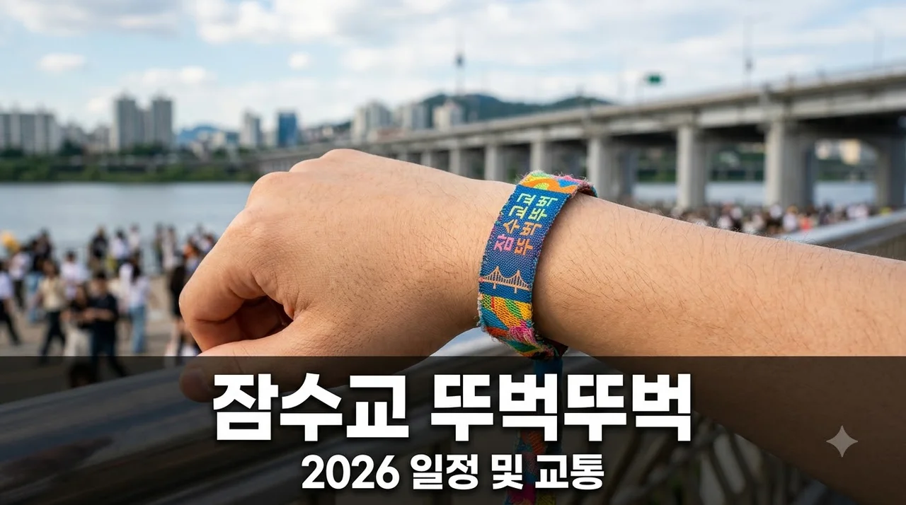 잠수교 뚜벅뚜벅 2026 축제 일정·교통 통제·버스 우회 총정리
