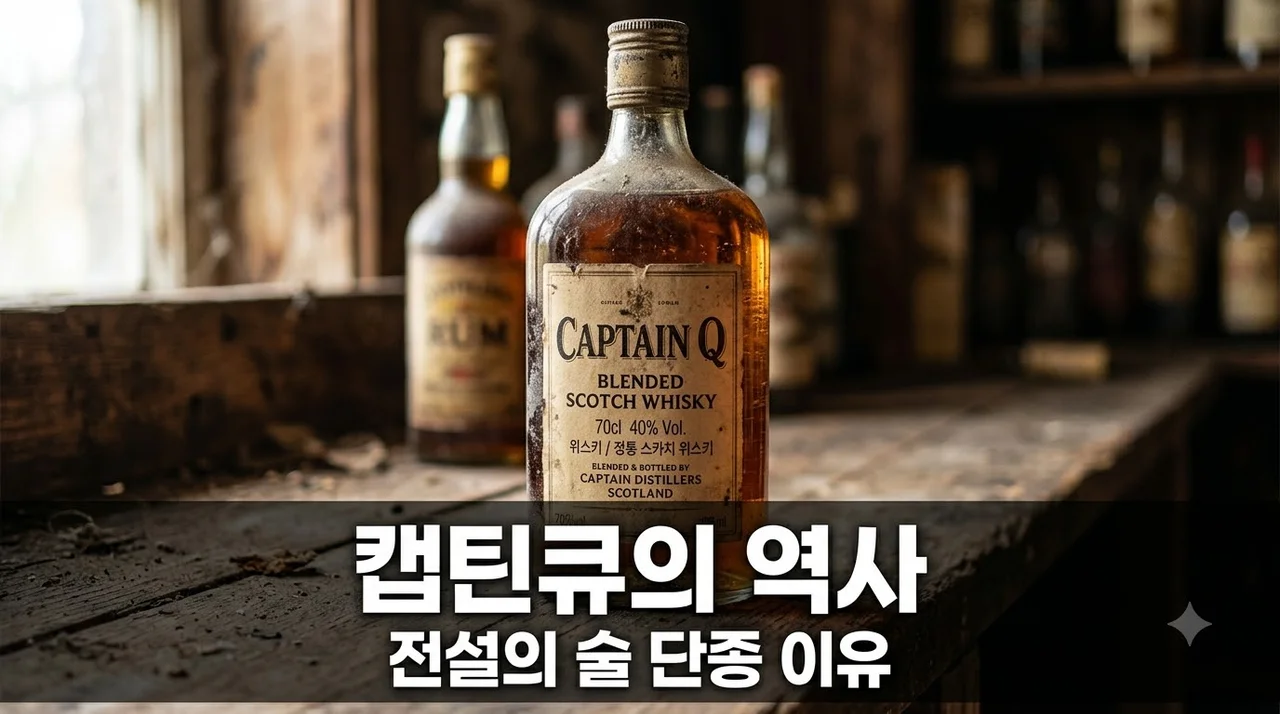캡틴큐 단종 이유와 역사 3가지 — 롯데칠성 추억의 가격·도수·성분 비교