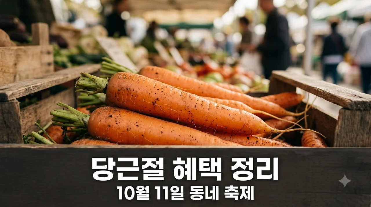 당근절 2026 혜택 5선 — 지역 쿠폰·포인트 적립·동네 이벤트 비교
