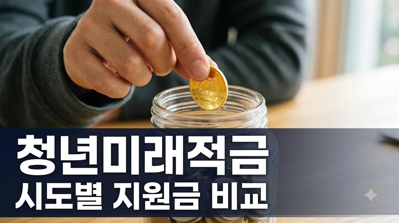 청년미래적금 17개 시도 조건·금액 차이 정리 — 지자체별 최대 지원금 비교