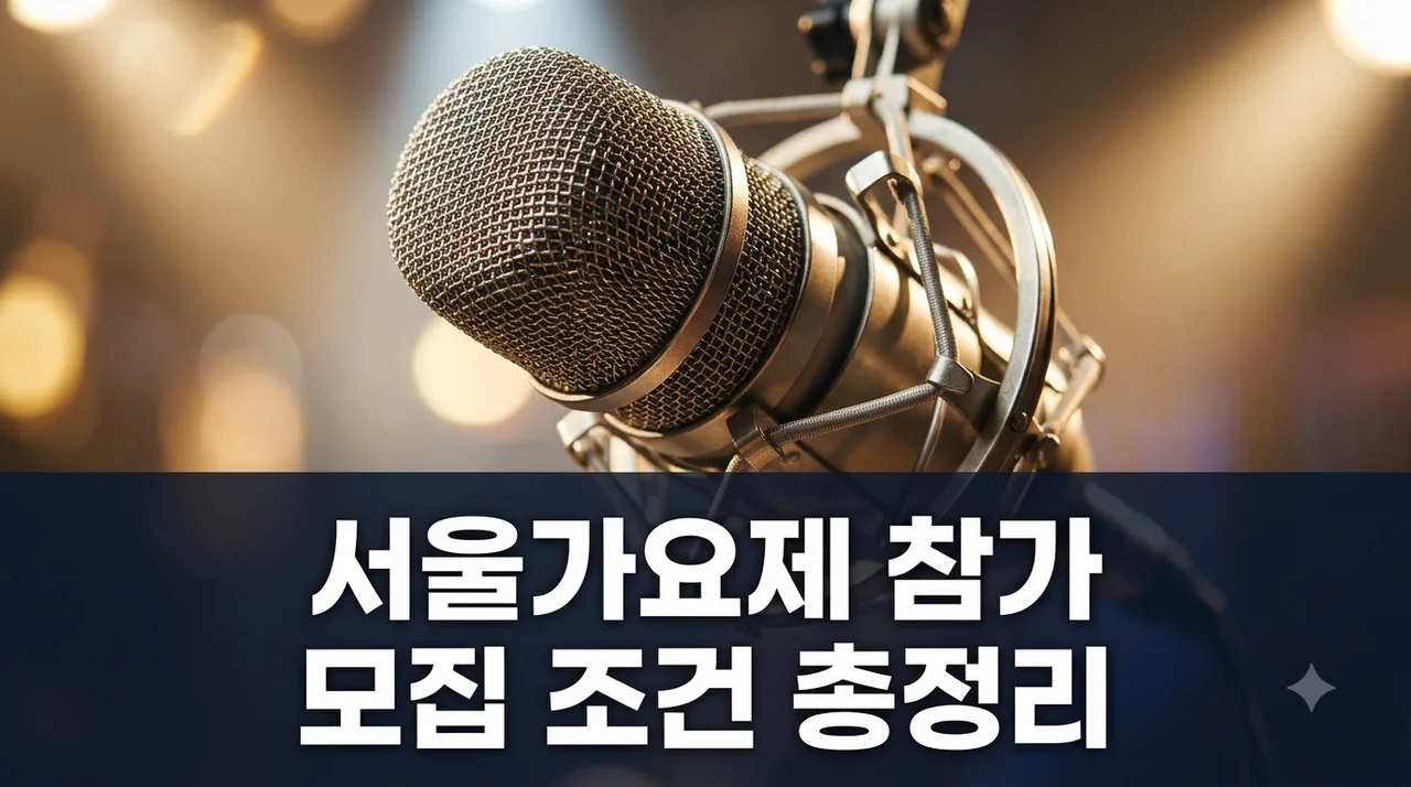 놀면뭐하니 서울가요제 참가자 모집 6개 부문 비교 — 자격·지원금·신청 기간