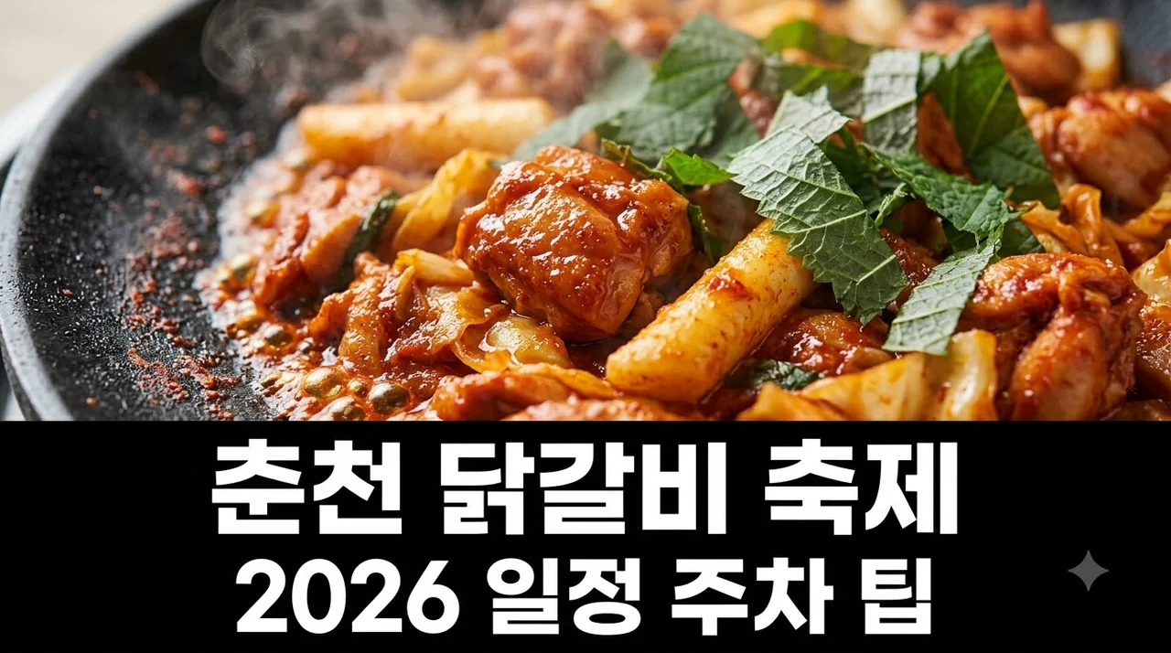 2026 춘천 닭갈비 축제 일정·주차·가격 비교 — 셔틀버스 노선 안내